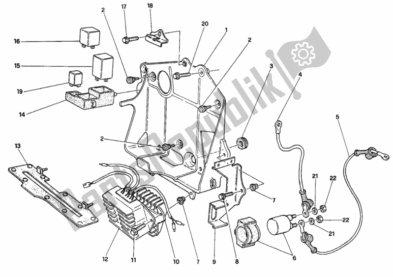 Todas las partes para Aparatos Eléctricos de Ducati Superbike 916 SPS 1997